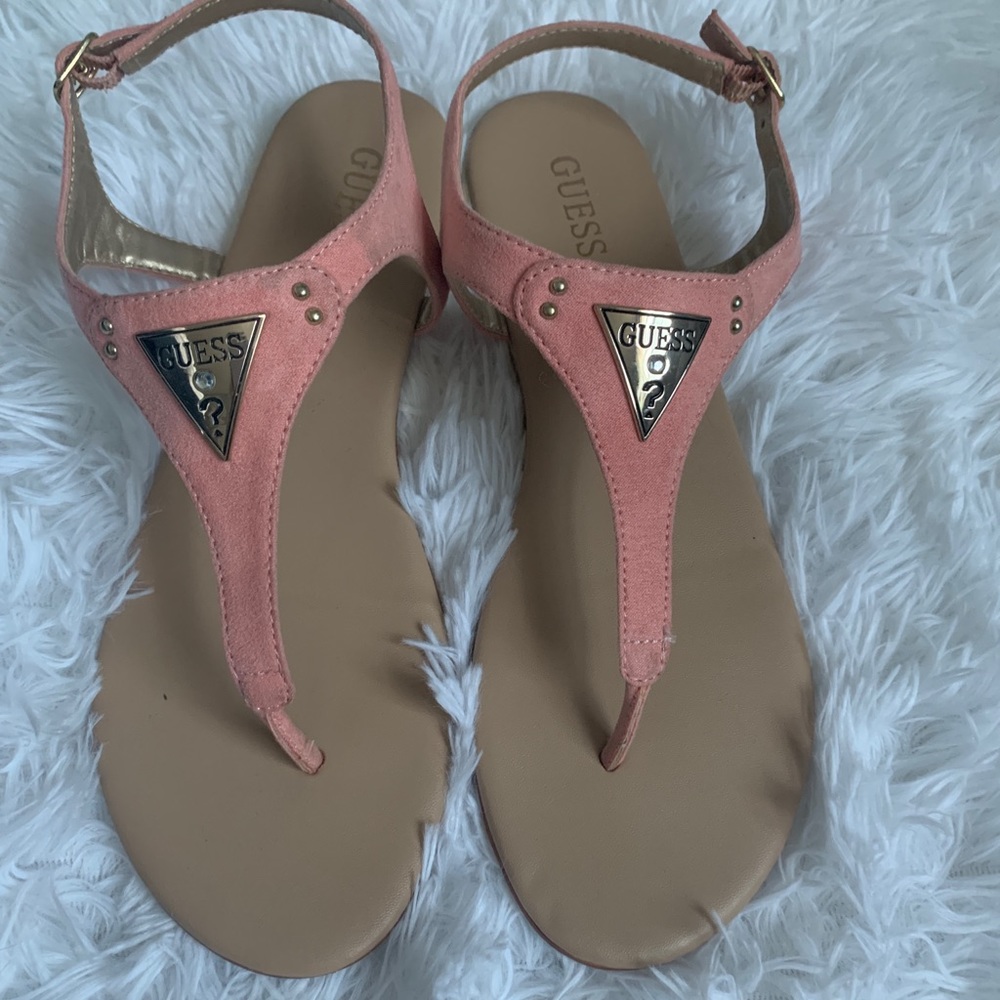 Guess pink sandals
